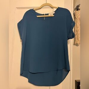 Elegant Blue Women's Top